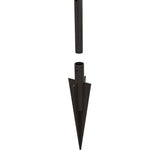 YARDLINK 3-in W Powder-coated Steel No Dig Yard Universal Fence Post