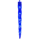 GE Color Choice 100-Count Multi-Function Color-Changing LED Christmas Icicle Lights, 20 Icicles, 9.5-ft Lighted Length, White Wire