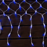 GE Color Choice 145-Count Multi-Function Color-Changing Mini LED Plug-In Christmas Icicle Lights, White Wire