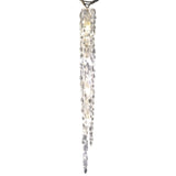 GE StayBright 52-Count Sparkling White Mini LED Plug-In Christmas Icicle Lights, 13 Icicles, 6-ft Lighted Length