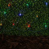 GE StayBright 5-ft x 4-ft Constant Multicolor LED Mini Plug-In Christmas Net Lights, 100-Count