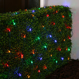 GE StayBright 5-ft x 4-ft Constant Multicolor LED Mini Plug-In Christmas Net Lights, 100-Count