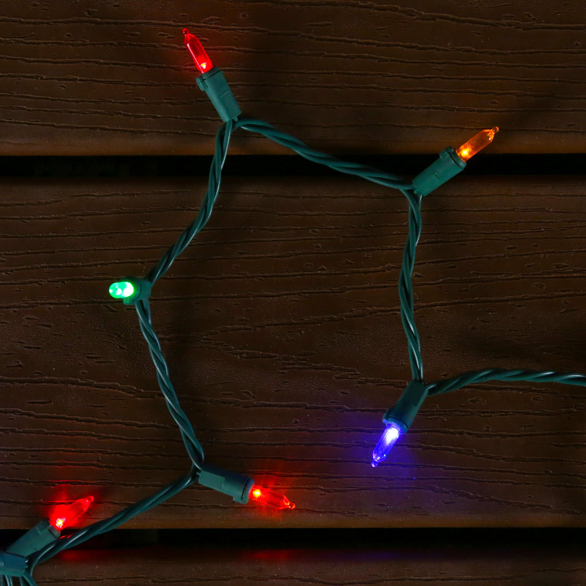 GE StayBright 300-Count 74.5-ft Multicolor LED Plug-In Christmas String Lights