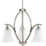 Progress Lighting Joy 3-Light Brushed Nickel Traditional Chandelier