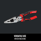 CRAFTSMAN 8-in Electrical Long Nose Pliers with Wire Cutter
