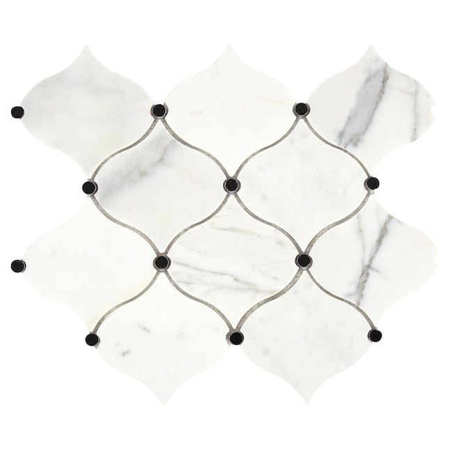 American Olean Genuine Stone Pearl White 10-in x 12-in Natural Stone Marble Lantern Wall Tile (0.61-sq. ft/ Piece)
