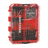 CRAFTSMAN 53-Piece Steel Hex Shank Screwdriver Bit Set with Black Oxide Drill Bits