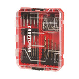 CRAFTSMAN 53-Piece Steel Hex Shank Screwdriver Bit Set with Black Oxide Drill Bits