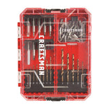 CRAFTSMAN 53-Piece Steel Hex Shank Screwdriver Bit Set with Black Oxide Drill Bits