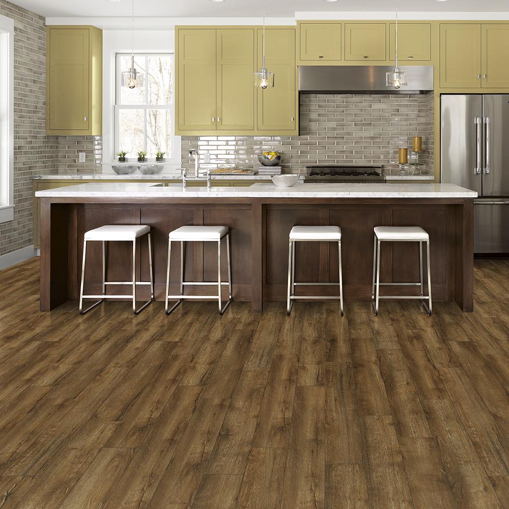 Mohawk Haddock 7-3/4-in Wide x 4-1/2-mm Thick Waterproof Interlocking Luxury Vinyl Plank Flooring (18.22-sq ft)