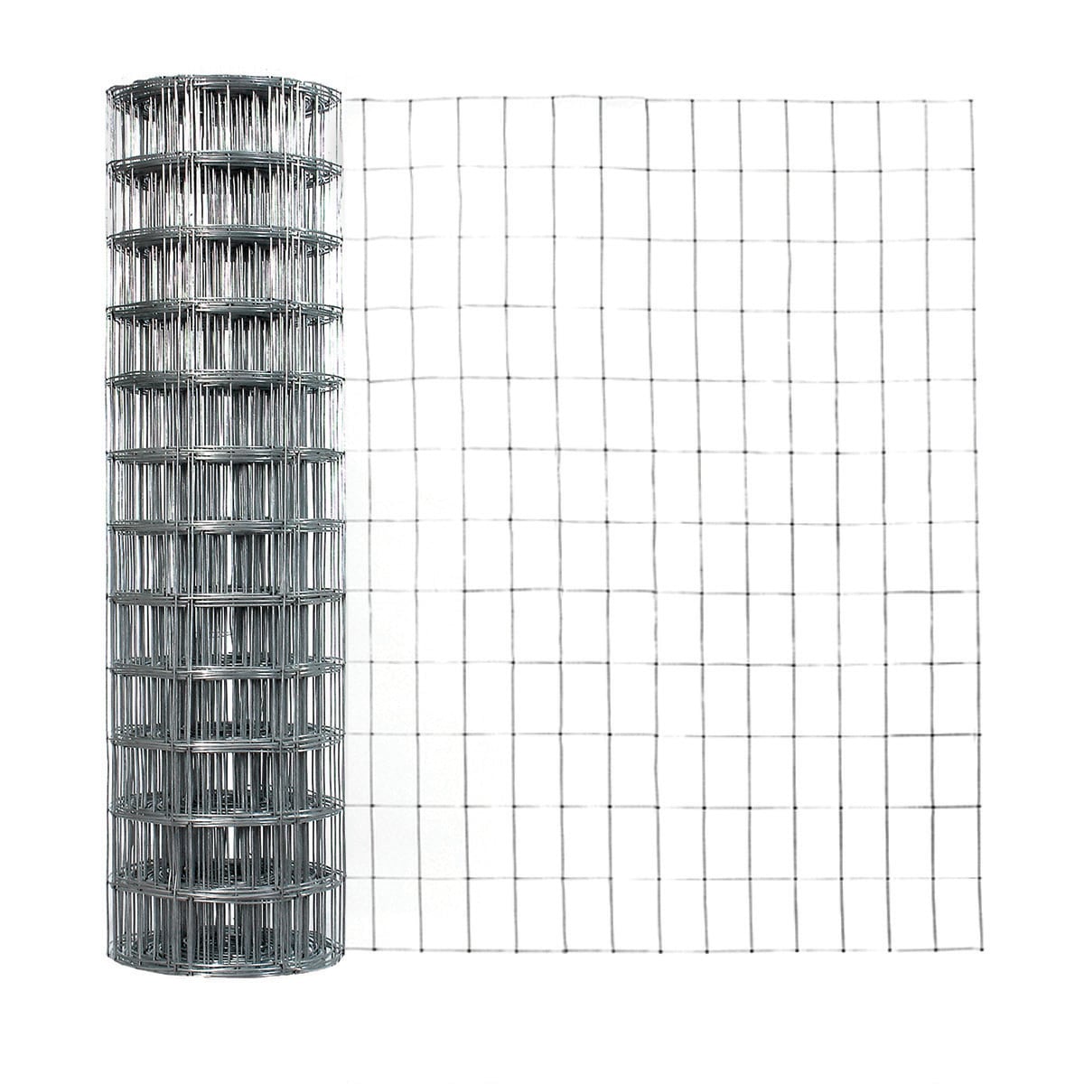 IRONRIDGE Gray Steel 50-ft Welded Wire Fence, 2x3 Mesh