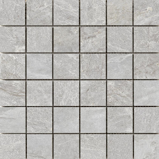 Emser Miletone 11-Pack Moon Porcelain Border Tile, 12-in x 12-in Sheets