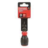 CRAFTSMAN Bi-Material Handle #2 Phillips Screwdriver, 1-1/2-in Stubby Shaft