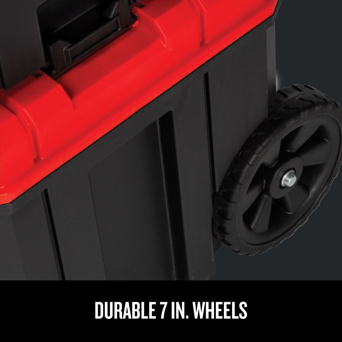 CRAFTSMAN VERSASTACK 20-in W x 39-in H x 17-in D Red Plastic Wheeled Lockable Tool Box