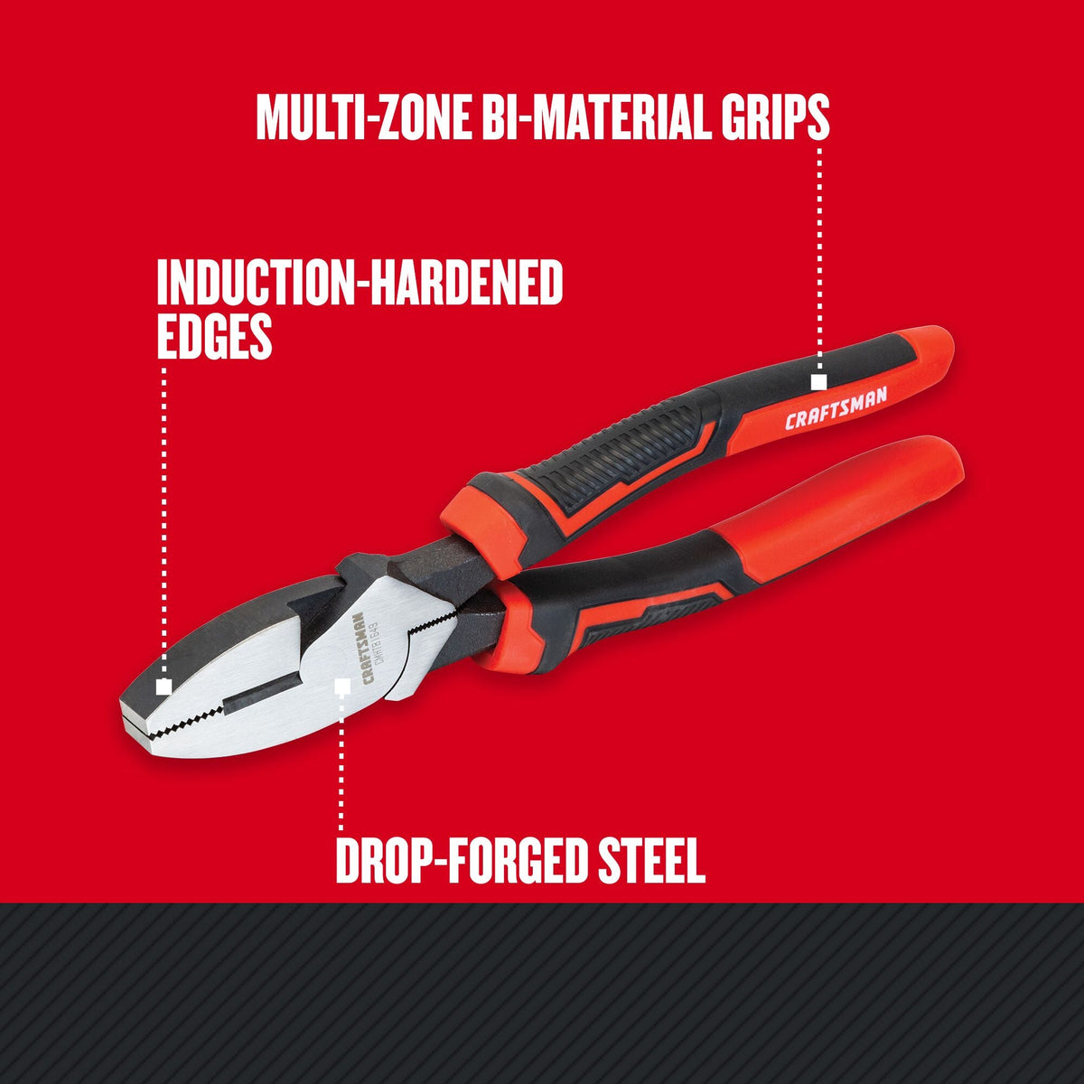 CRAFTSMAN 9.5-in Electrical Linesman Pliers with Wire Cutter