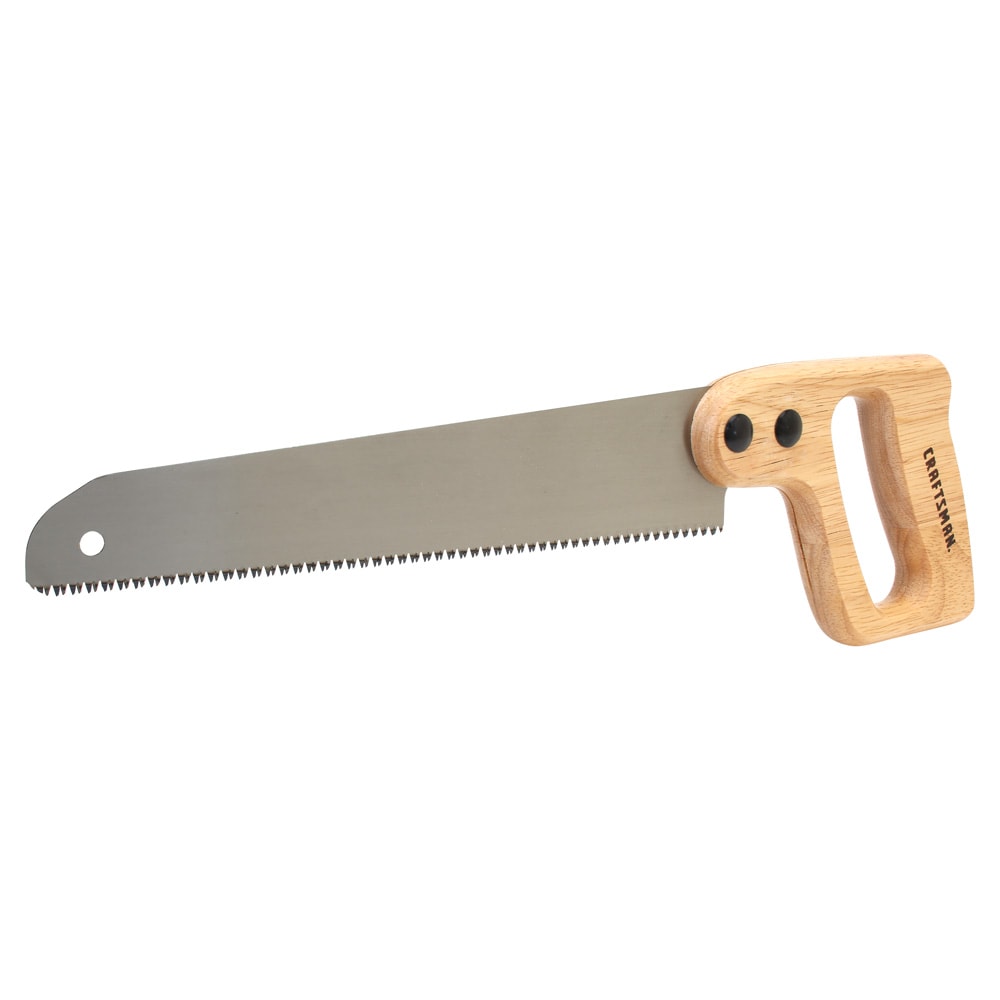 CRAFTSMAN 10-in Fine Finish Cut Hand Saw, 11 TPI Hardwood Handle