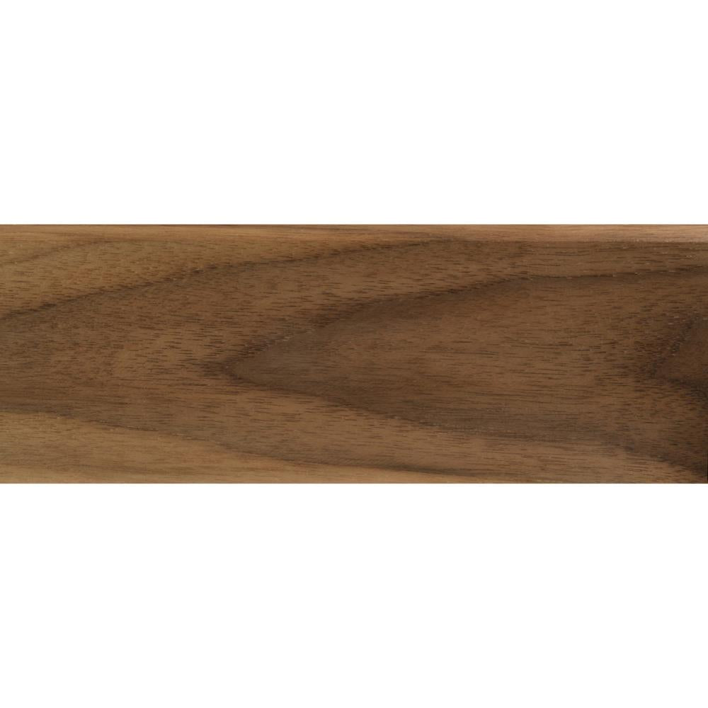 Flexco Solid Wood Stair Nose 2.75-in x 78-in Crescent Prefinished Walnut Stair Nosing
