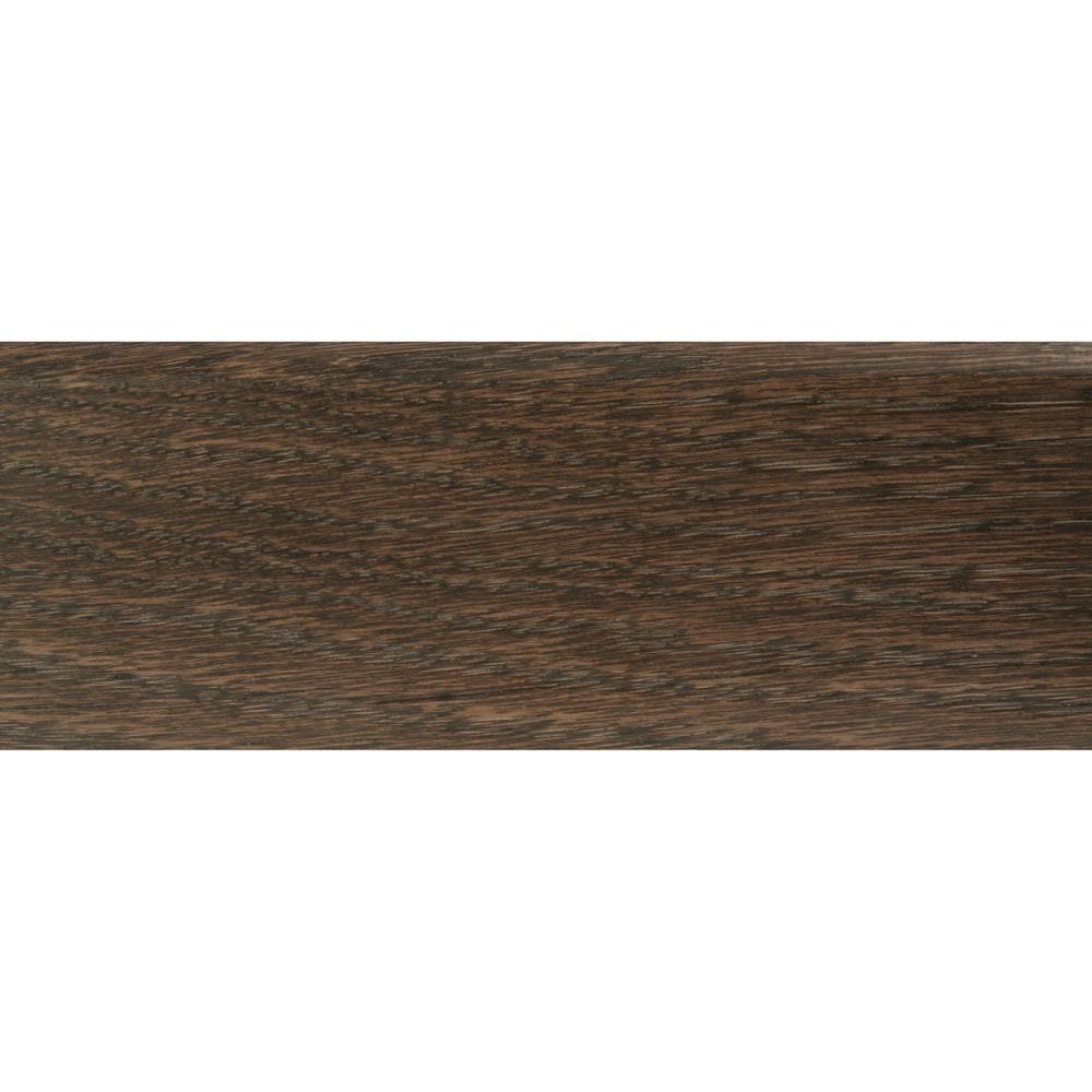 Flexco Solid Wood Stair Nose 2.75-in x 78-in Chocolate Prefinished Oak Stair Nosing
