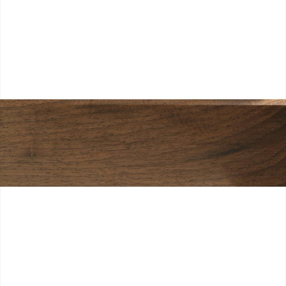Flexco Solid Wood Stair Nose, 2.75-in W x 78-in L, Java Prefinished Walnut Stair Nosing
