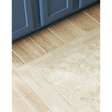 Style Selections Serso Black Walnut 6-in x 24-in Glazed Porcelain Wood Look Tile - Super Arbor