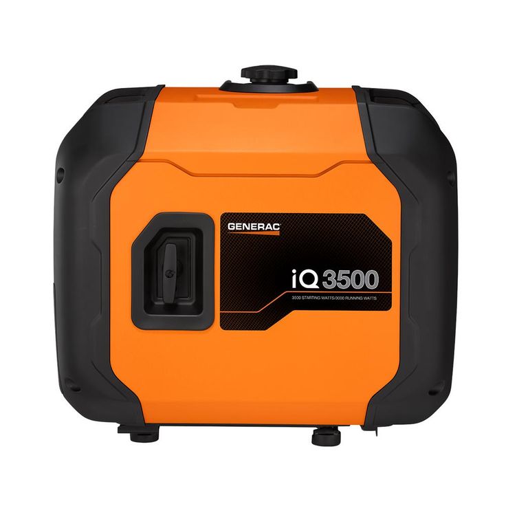 Generac iQ3500 3500-Watt Gasoline Powered Electric Start Portable Inverter Generator with PowerRush Technology 50 State/CSA