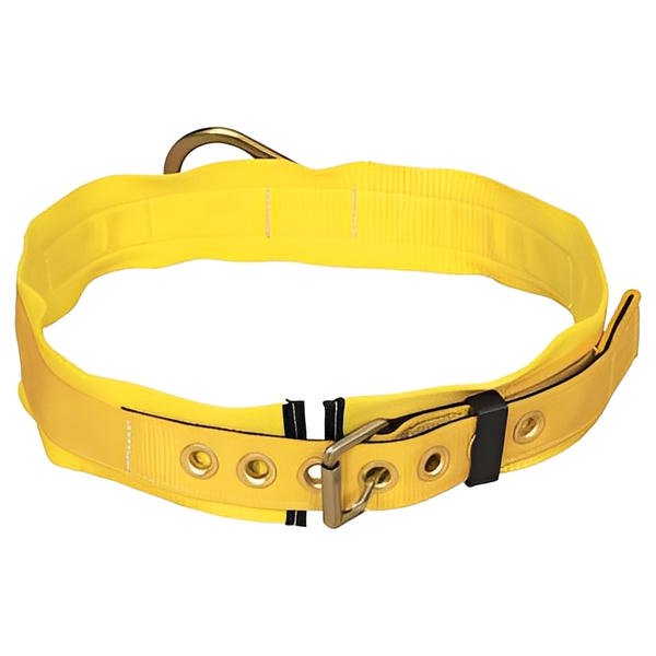 Tongue Buckle Belt, Side D-rings Only, 3 Pad - All Sizes
