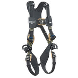 ExoFit NEX Arc Flash Harness w/PVC Coated Aluminum D-Rings, Back&Side - All Sizes
