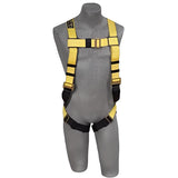 Delta Vest Style Harness with Back D-Rings, Pass Thru Buckle Legs, Uni