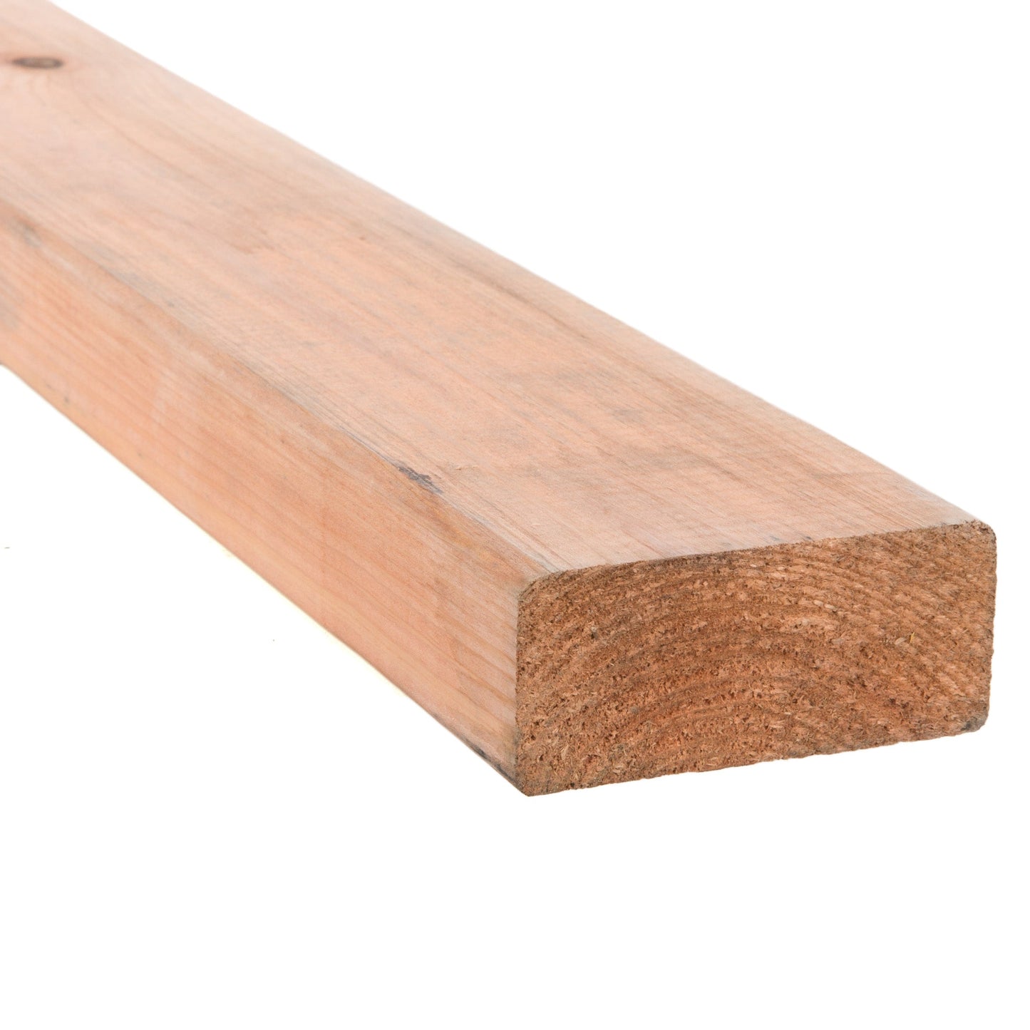 2-in x 4-in x 12-ft Redwood Green Deck Board