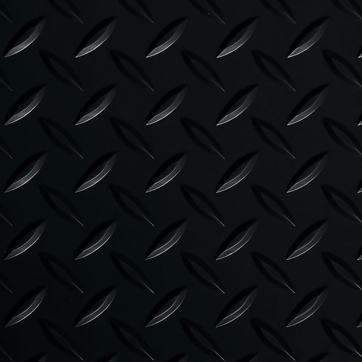 G-Floor Diamond Tread 8-1/2-ft x 22-ft Midnight Black Diamond Plate Garage Floor Roll, 75-mil PVC