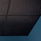 Genesis 2-ft x 2-ft Drifts Black PVC Drop Ceiling Tile (1-Pack, 4-sq ft / Case)