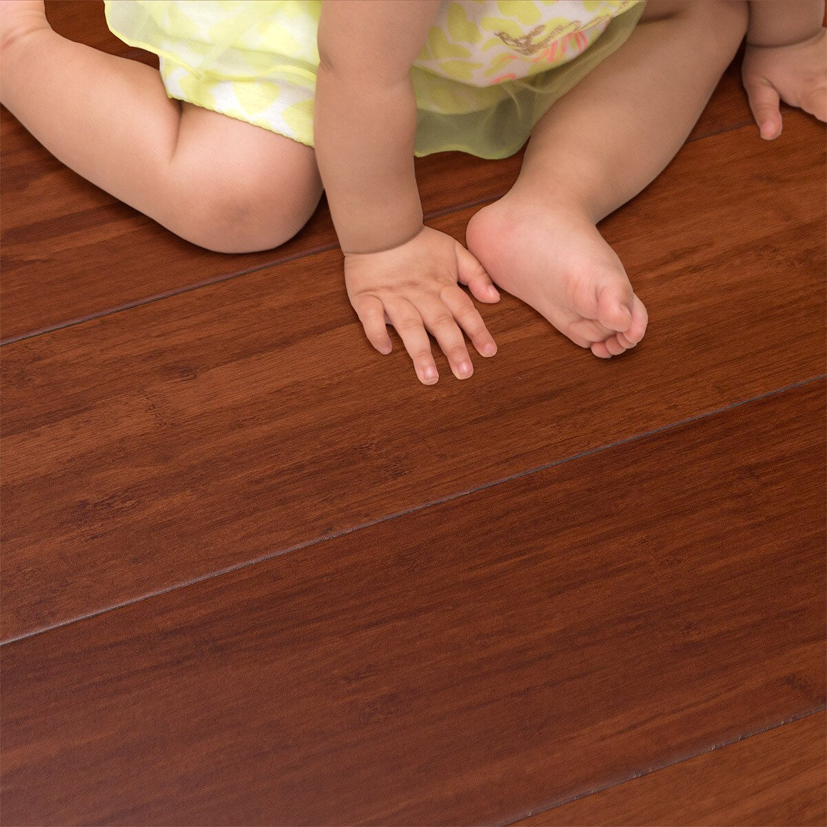 Cali Bamboo Fossilized 5.31-in Cognac Bamboo Smooth/Traditional Engineered Hardwood Flooring (21.5-sq ft)
