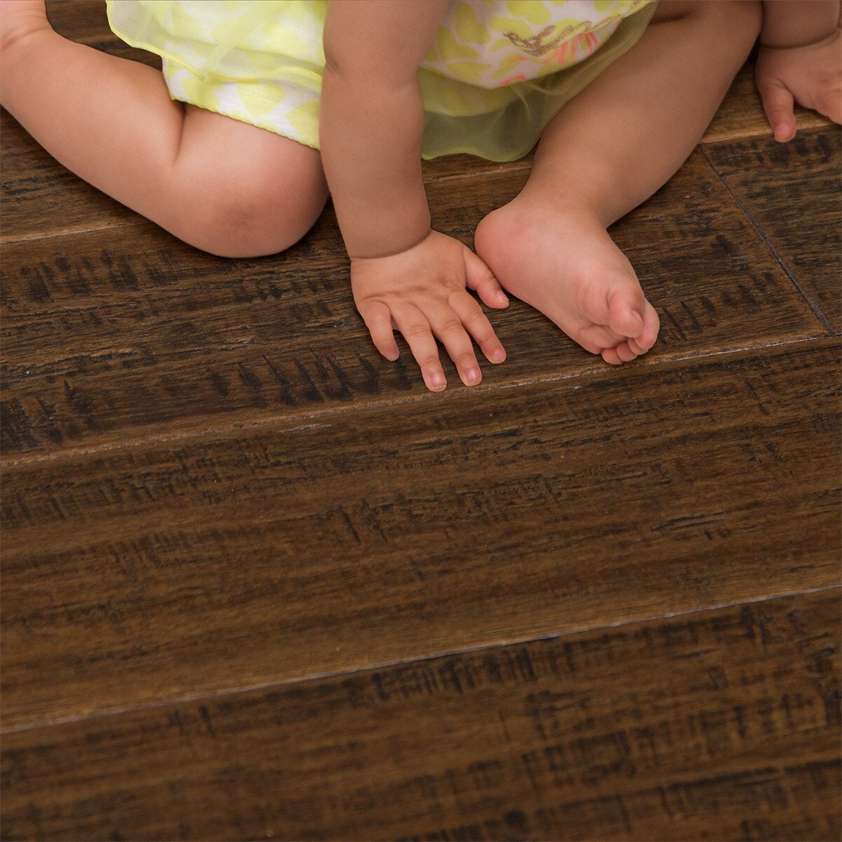 Cali Bamboo Eco-Engineered Prefinished Vintage Port Handscraped Bamboo Engineered Hardwood Flooring Sample