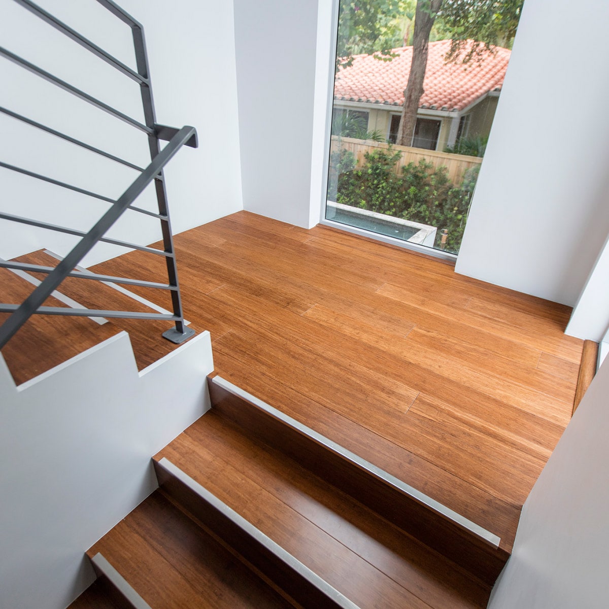Cali Bamboo Eco-Engineered Prefinished Java Handscraped Bamboo Engineered Hardwood Flooring Sample, 9/16-in x 5-3/8-in