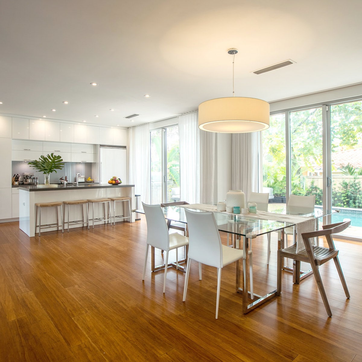 Cali Bamboo Fossilized Prefinished Java Bamboo Smooth/Traditional Locking Hardwood Flooring Sample, 7/16-in x 3-3/4-in