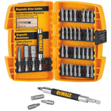 DEWALT 37-Piece Steel Hex Shank Screwdriver Bit Set with Magnetic Drive Guide