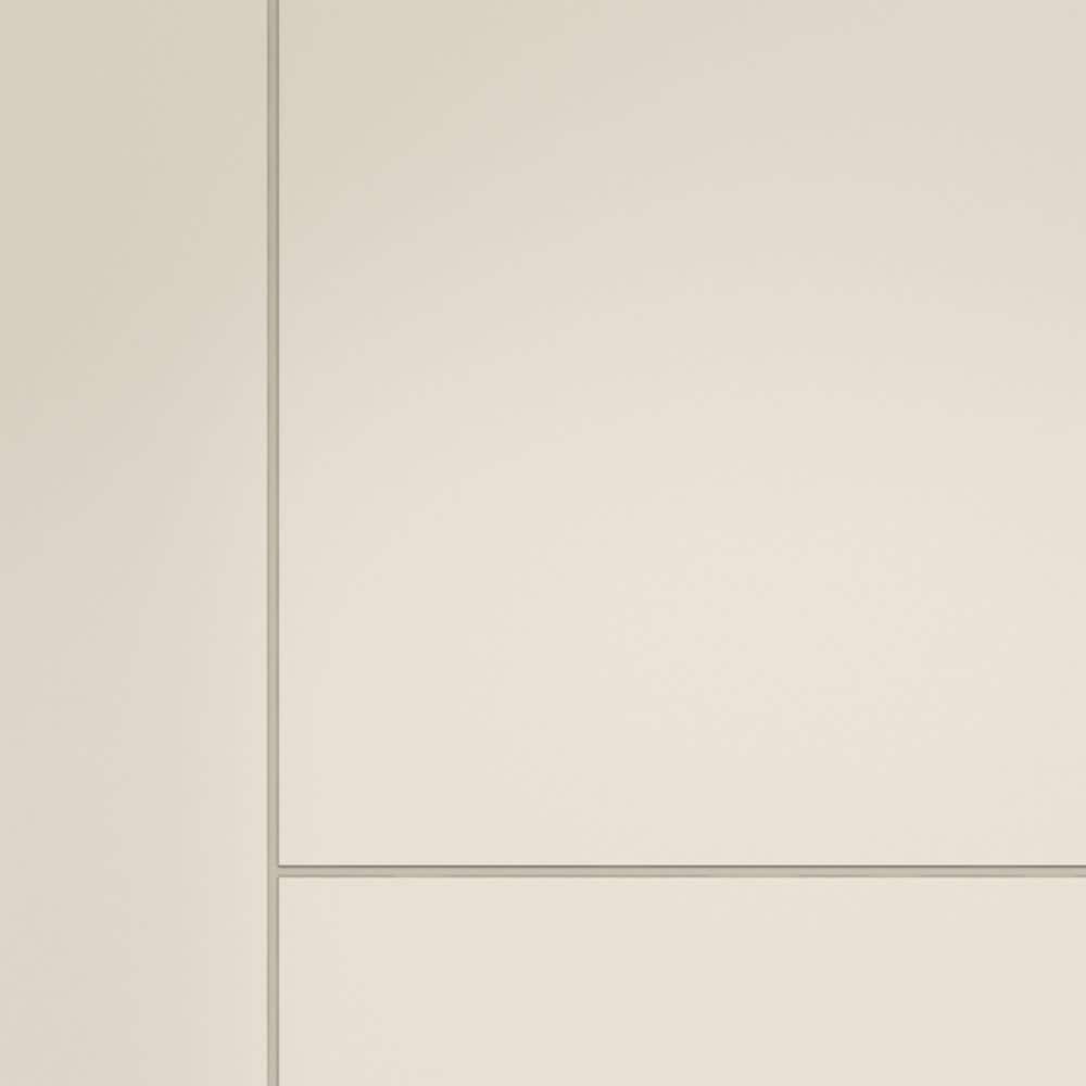 JELD-WEN Studio SL130 32-in x 80-in Primed 5-Panel Square Solid Core Hardboard/Hardwood Left-Hand Single Prehung Interior Door