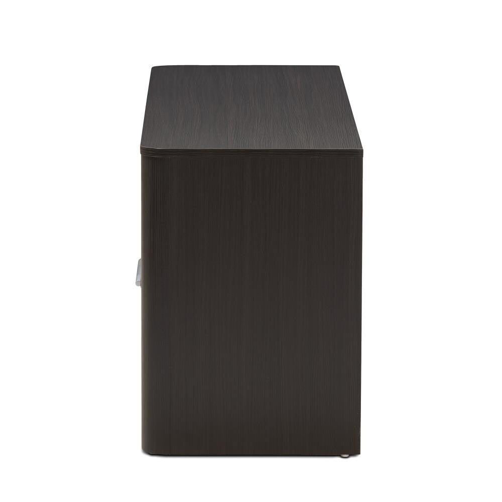 Baxton Studio Carlingford Modern/Contemporary Espresso Tv Cabinet (Accommodates TVs up to 60-in)