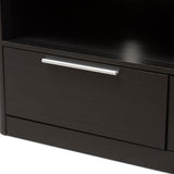 Baxton Studio Carlingford Modern/Contemporary Espresso Tv Cabinet (Accommodates TVs up to 60-in)