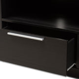Baxton Studio Carlingford Modern/Contemporary Espresso Tv Cabinet (Accommodates TVs up to 60-in)