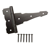 Everbilt 4 in. Black Decorative Gate Tee Hinge