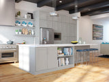 allen + roth Stonewall 15-in W x 34.5-in H x 24-in D Stone 3-Drawer Base Fully Assembled Cabinet (Flat Panel Style)