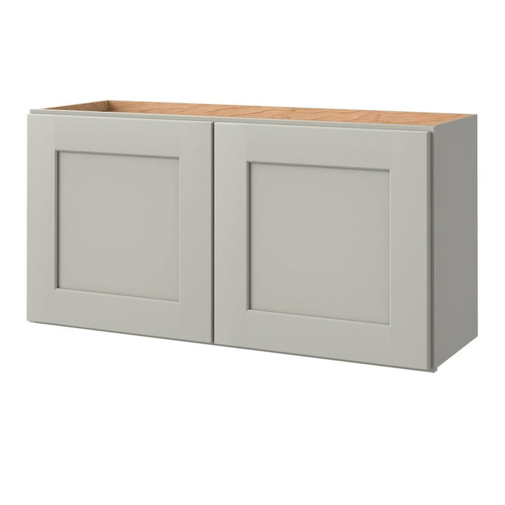 allen + roth Stonewall 36-in W x 18.125-in H x 12-in D Stone Wall Fully Assembled Cabinet (Flat Panel Shaker Door Style)