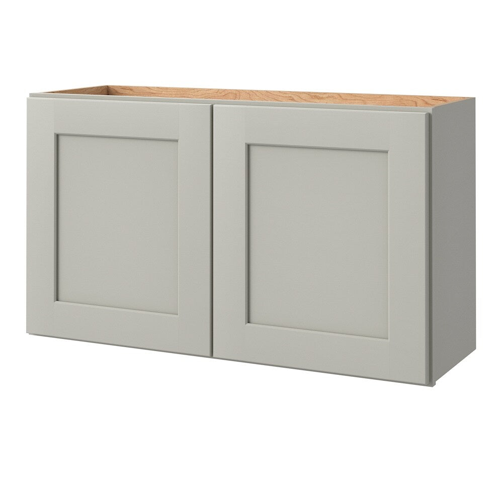 allen + roth Stonewall 36-in W x 20.625-in H x 12-in D Stone Wall Fully Assembled Cabinet (Flat Panel Shaker Door Style)