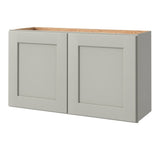 allen + roth Stonewall 36-in W x 20.625-in H x 12-in D Stone Wall Fully Assembled Cabinet (Flat Panel Shaker Door Style)