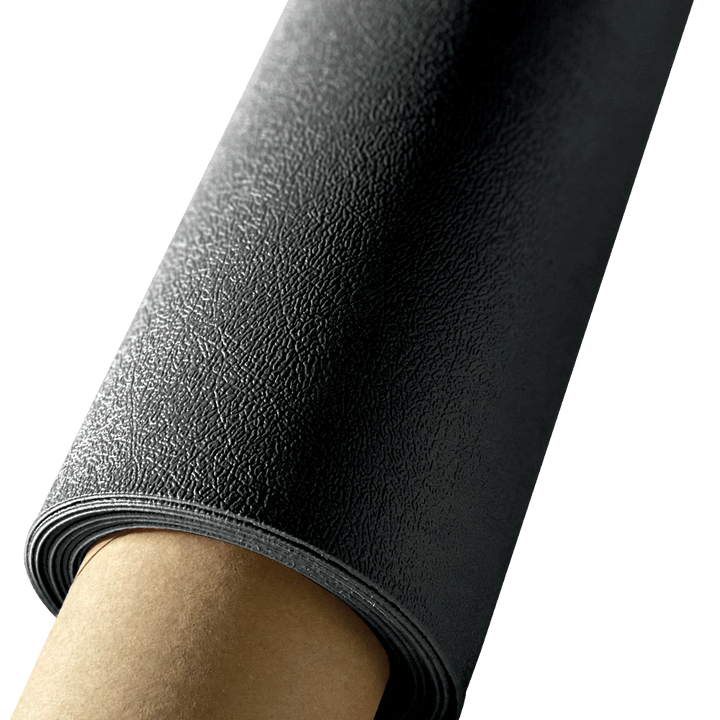 G-Floor Levant 5-ft x 10-ft Midnight Black Leather Garage Floor Roll