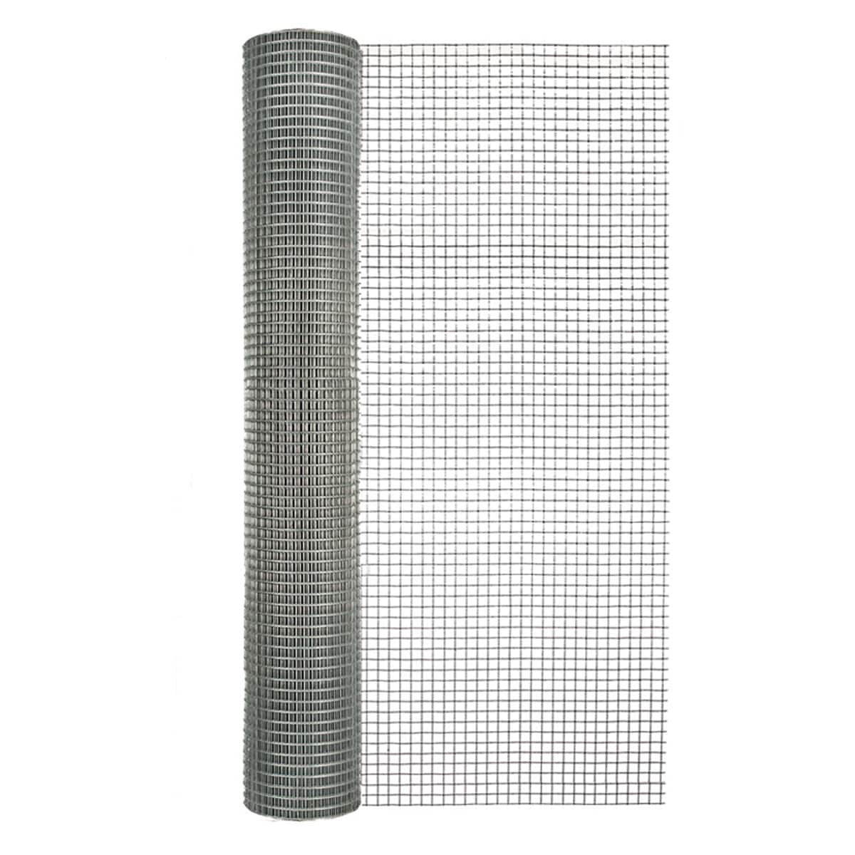 GARDEN CRAFT Gray Galvanized Steel Hardware Cloth Rolled Fencing with Mesh Size 1/2-in x 1/2-in