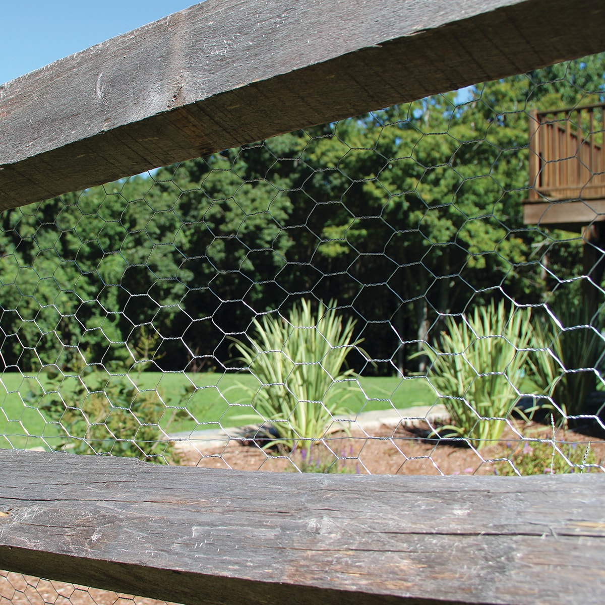 GARDEN CRAFT Gray/Silver Steel Chicken Wire Rolled Fencing with Mesh Size 1-in