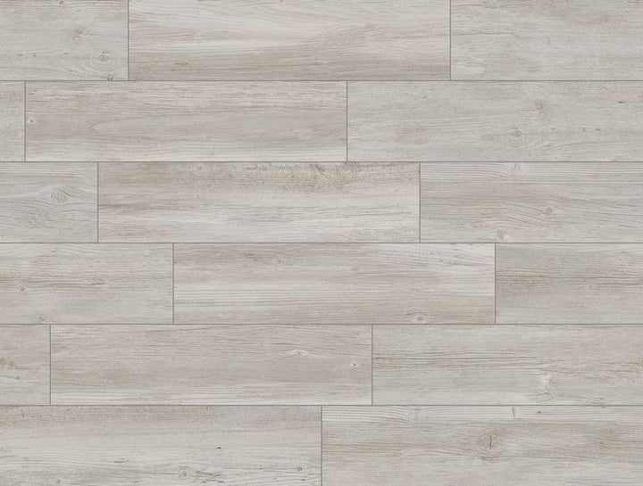 Style Selections Woods Vintage Gray 6-in x 24-in Glazed Porcelain Wood Look Floor Tile
