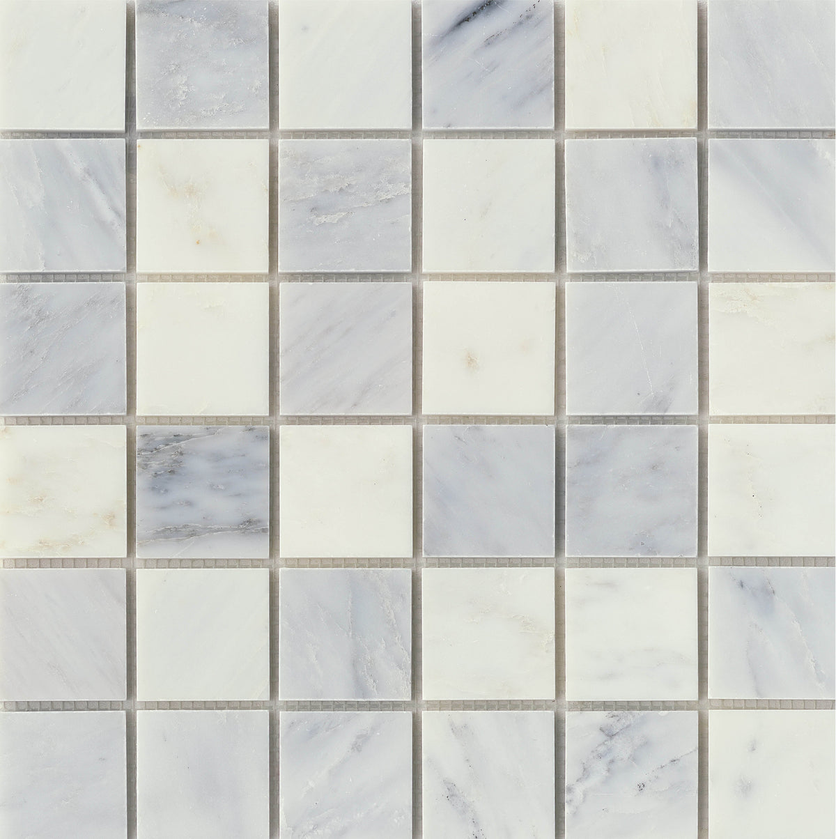 Emser Winter Frost Natural Stone Marble Pencil Liner Tile, 1 in. x 12 in.